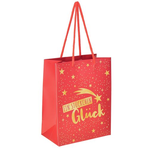 Geschenktüte Weihnachten „Ein Stückchen Glück“ 23cm 2St