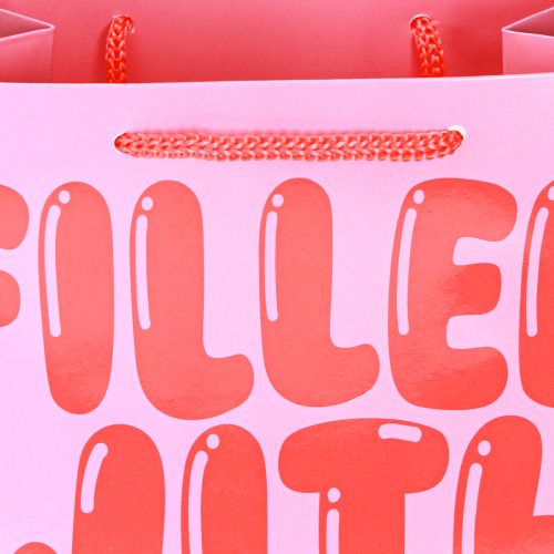 Artikel Geschenktüte mit Henkeln „Filled with Love“ H36/23cm 2er-Set