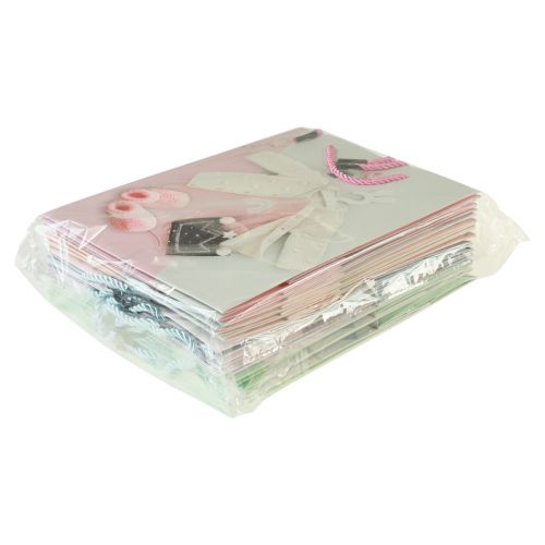 Artikel Geschenktüten Baby Geschenktaschen Geburt 23×18cm 12St