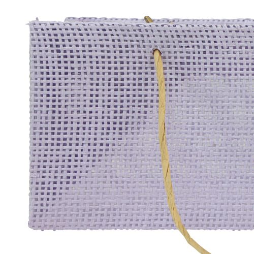 Artikel Geschenktüten gewebt mit Henkeln Grün, Gelb, Lila 20×10×10cm 6St