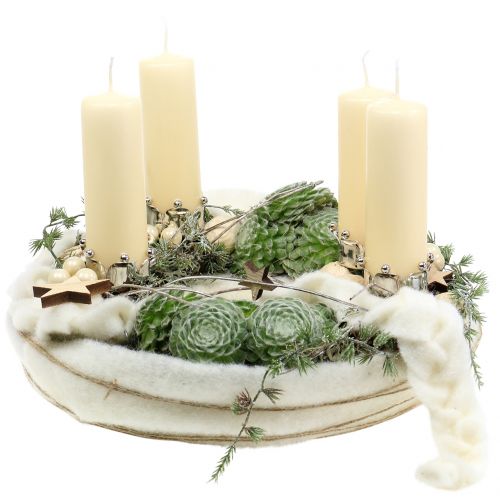 Artikel Teelichthalter Krone Silber Ø4,8cm 4 St