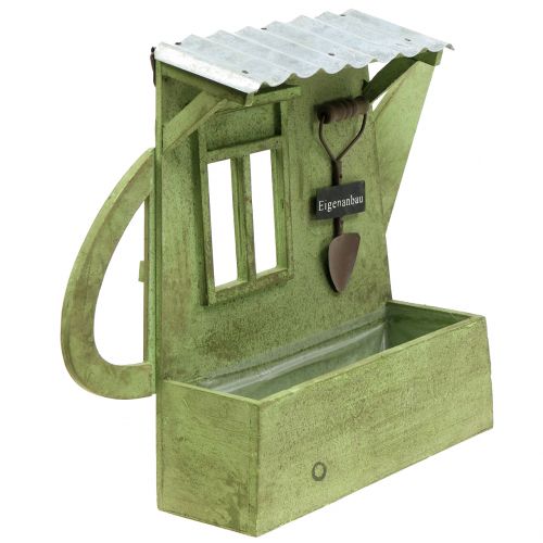 Floristik24 Pflanzkasten Gartenhäuschen Grün H40cm