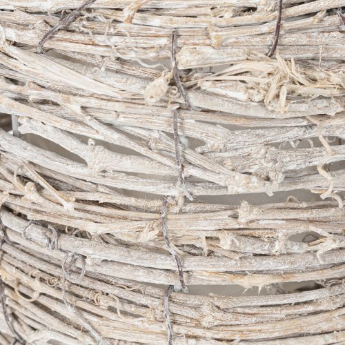 Artikel Gießkanne Dekostück in geschmackvoller Flecht-Optik für elegante Wohnraumdekoration 26cm