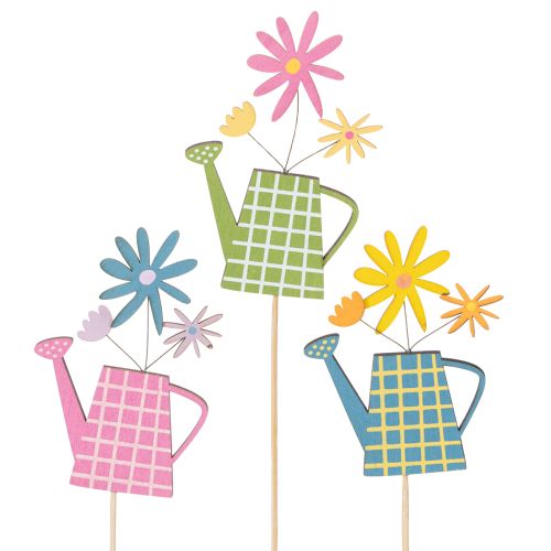 Floristik24 Gießkannenstecker für frühlingshafte Dekoration im Garten oder Blumentöpfen 12St