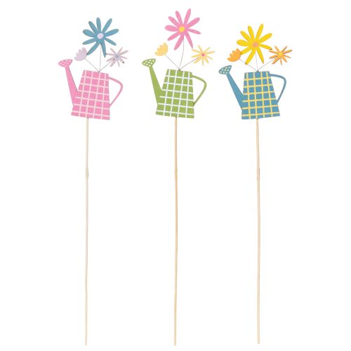Artikel Gießkannenstecker für frühlingshafte Dekoration im Garten oder Blumentöpfen 12St