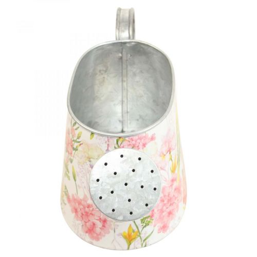 Floristik24 Deko Gießkanne Metall zum Bepflanzen, Pflanzkanne H16cm