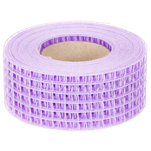 Gitterband aus Kunststoff Lila 4.5 cm Breite 10 Meter Rolle für Dekoration und Bastelarbeiten | Floristik24.ch