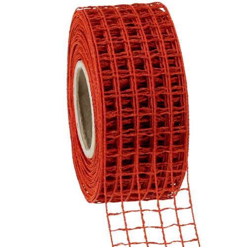 Gitterband 4,5cm x 10m Rot