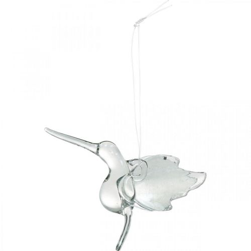 Floristik24 Glasdeko Paradiesvögel, Deko Kolibri, Glasanhänger, Vogel-Deko 3St