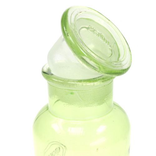 Floristik24 Deko Glasflasche mit Verschluss 14cm 2St