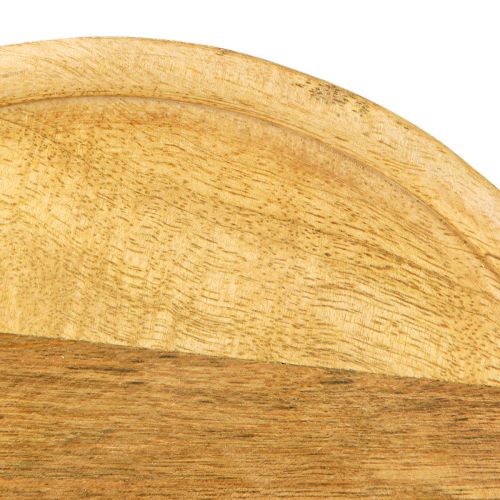 Artikel Glasglocke mit Holz Teller Deko Käseglocke Ø22cm H16,5cm