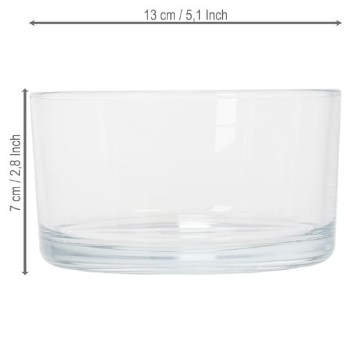 Artikel Glasschale klar Kleine Schale für vielseitige Glas Deko Blumen Sukkulenten und Kerzen 13cm