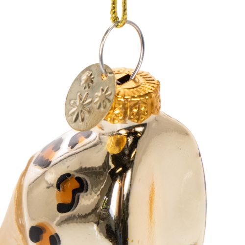 Glasschuh-Ornament Set mit