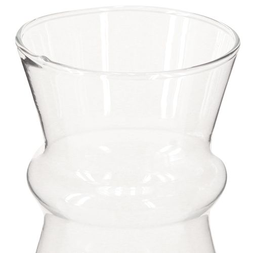 Artikel Glasvase Hyazinthenvase Deko Vase Transparent Ø7cm H13cm