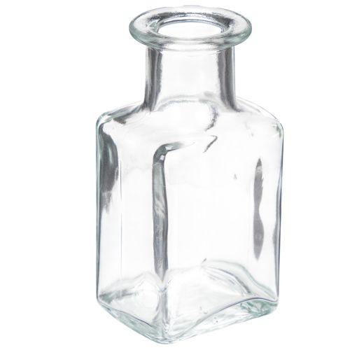 Floristik24 Mini Vase Glas Dekoration für minimalistisches Interieur und modernes Wohnen 11cm 6St