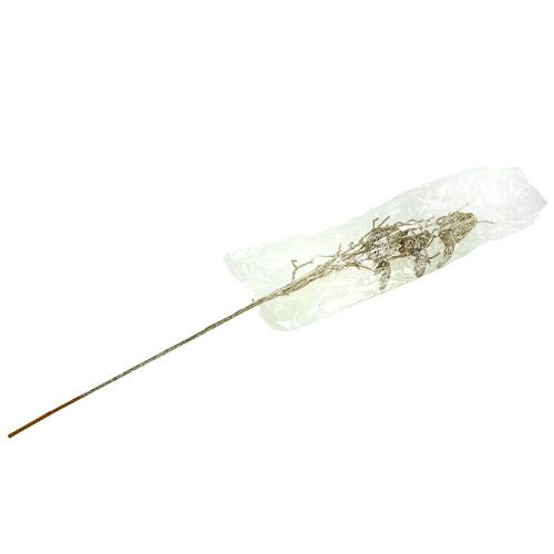 Floristik24 Glitzerzweig mit Vögeln 75cm gold
