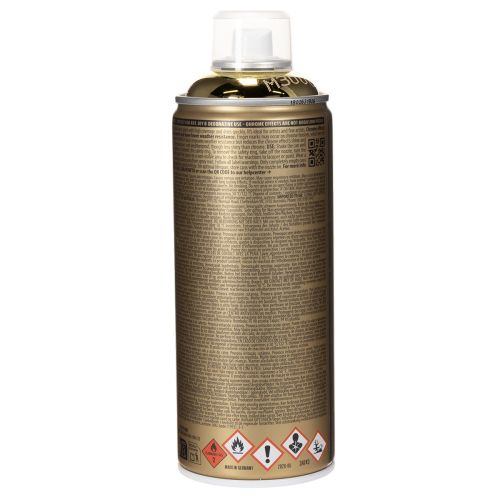 Farbspray Gold Chrom Effekt Acryl Basis 400 ml für Innenbereiche | Floristik24.ch