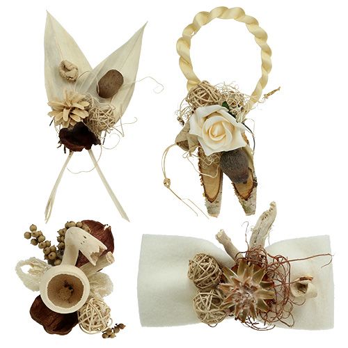 Artikel Grabauflagen gebleicht 4-fach sort. 28 St