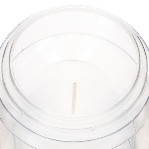 Grabkerze Windlicht 23 cm mit schwarzem Deckel und Kunststoffgehäuse | Floristik24.ch