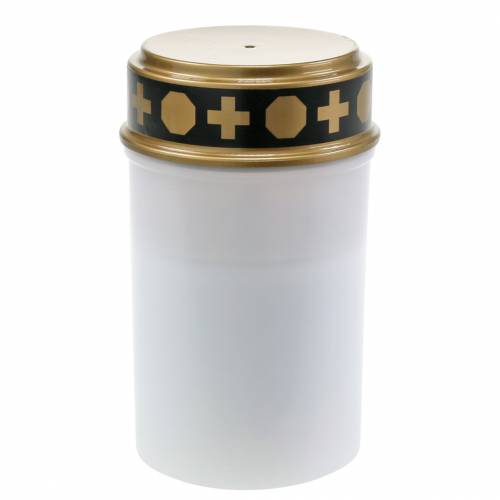 Artikel LED Grablicht Weiß, Warmweiß Timer Batteriebetrieben Ø6,8 H12,2cm