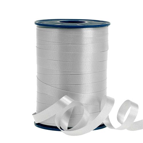 Kräuselband Silber 10mm 250m