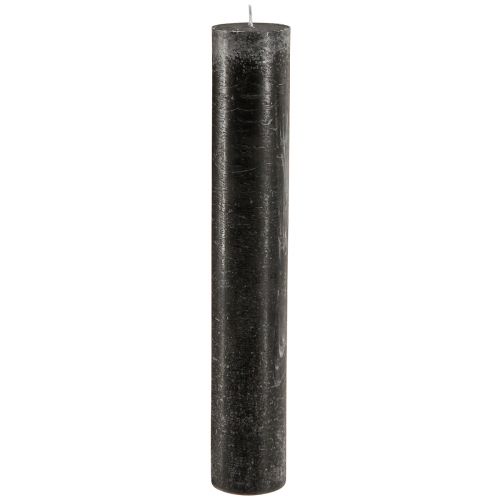 Artikel Große Kerzen Schwarze Stabkerzen 50mm x 300mm 4 St