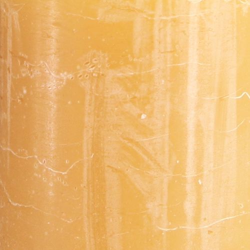 Artikel XXL Stumpenkerzen Set Honigfarben, Wohlfühlambiente, 85x200mm, 100h Brenndauer, 2er-Pack