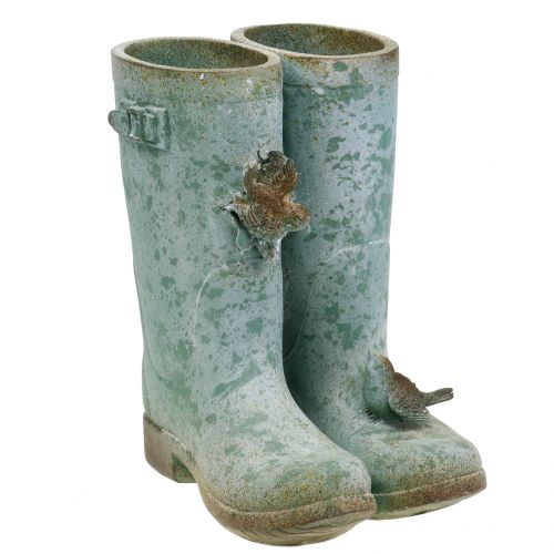 Pflanztopf Stiefel-Paar Vintage H26cm