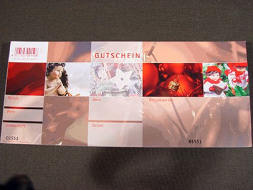 Gutscheine Motiv Weihnachten mit Briefhüllen (50St.)