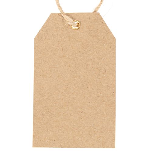 Geschenkanhänger Weihnachten Papier Schöne Weihnachten Naturbraun 8cm 36 Stück | Floristik24.ch