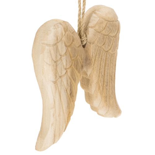 Holzanhänger Engelsflügel natur 12 cm online kaufen | Floristik24.ch