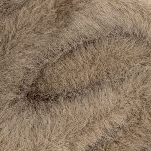 Dekoschleifen Plüsch mit Aufhänger 14 x 16 cm Braun Beige Creme 3er-Set | Floristik24.ch