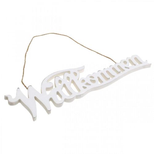 Artikel Willkommensschild aus Holz zum Aufhängen im Vintage Look für Türdeko