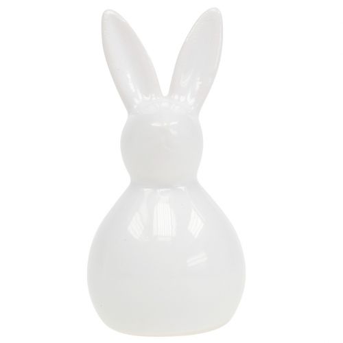 Hase Keramik Weiß 7,5cm 6St | Floristik24.ch