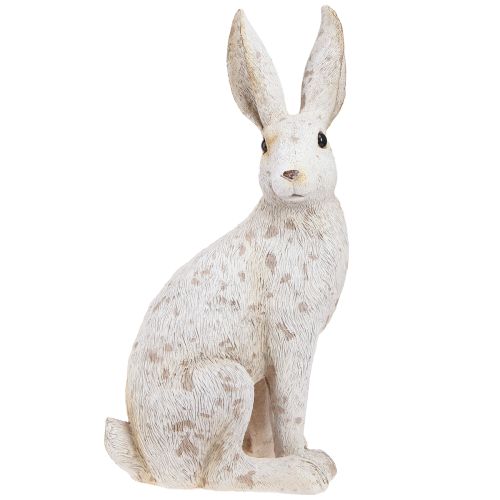 Floristik24 Hase Sitzender Osterhase Osterdeko Shabby Chic 16×13×35cm