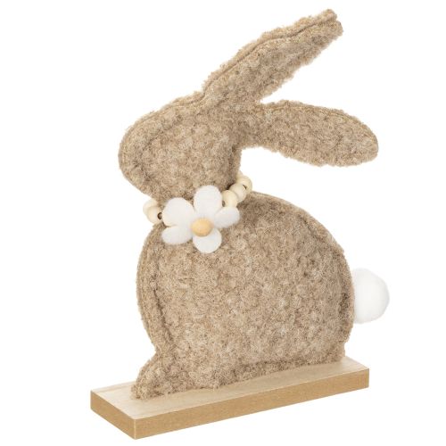 Osterhase Figur Frühling Plüschige Tierdeko für Wohnzimmer und Tisch 18cm 6St