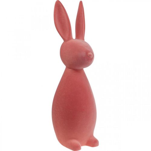 Deko Hase Deko-Osterhase – 2. Wahl – Beflockt Orange Apricot H69cm