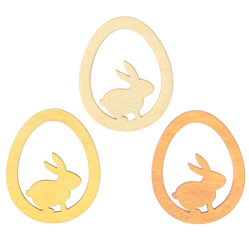 Artikel Hase im Ei Osterdeko zum Basteln Streudeko Holz 4cm 72 St