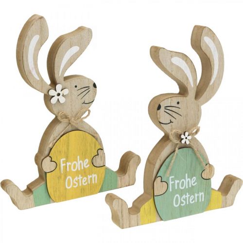 Hübsche Vase Ostern Tulpenvase Osterhase Dekoration Hase Kaninchen