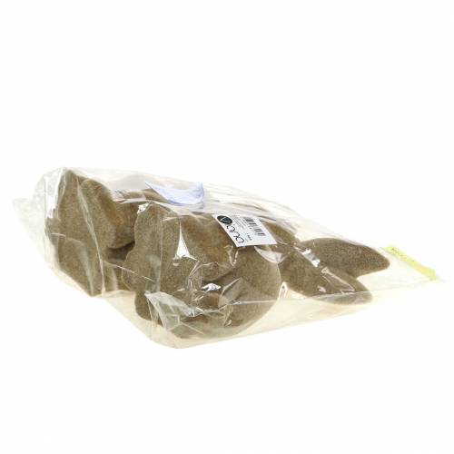 Artikel Osterdeko Hase sitzend beflockt Braun H19cm 2 St