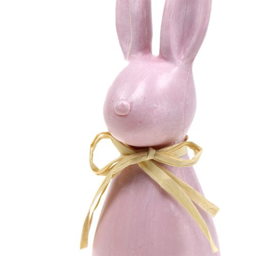 Floristik24 Osterhase Groß Rosa H47cm