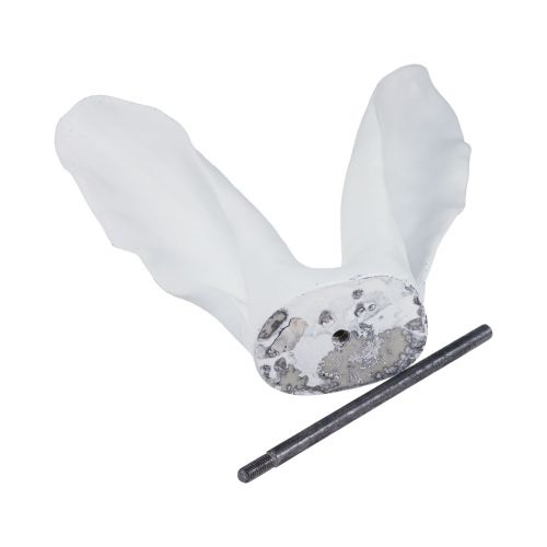Floristik24 Hasen Deko Hasenohren Deko Weiß Kunststein 24×22×29cm