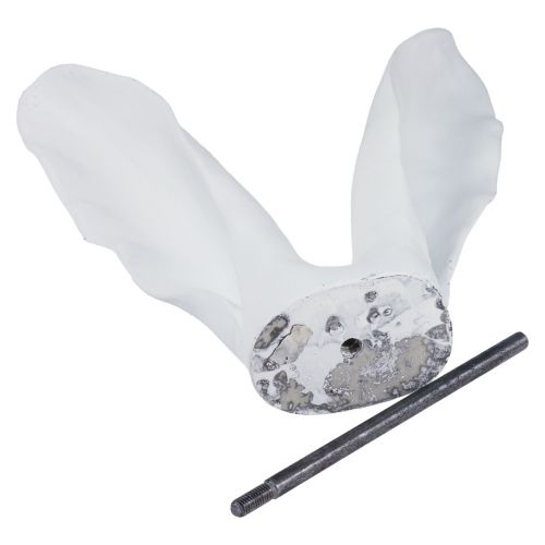 Floristik24 Hasen Deko Hasenohren Weiß Kunststein 31×9,5×41cm
