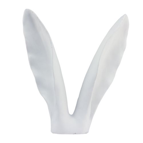 Floristik24 Hasen Deko Hasenohren Weiß Polyresin 29×7,5×31,5cm