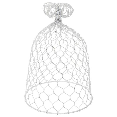 Floristik24 Drahtglocke Vintage für rustikale Tischdekorationen im Landhausstil 23cm