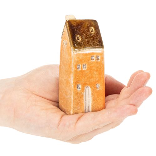 Keramik-Deko-Häuser Set 3-teilig, Miniatur, 10 cm, Handbemalt | Floristik24.ch