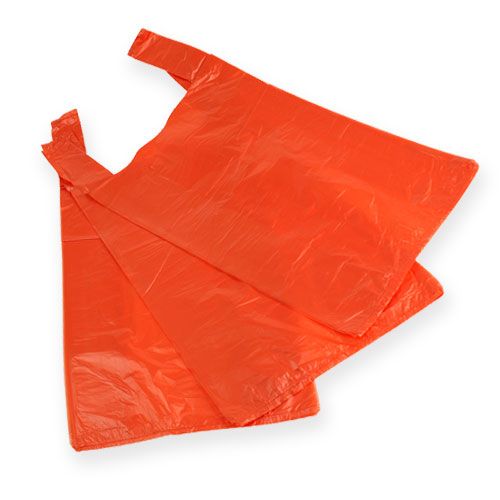 Floristik24 Hemdchenbeutel Orange 30cmx18cmx55cm 12,5my 100St