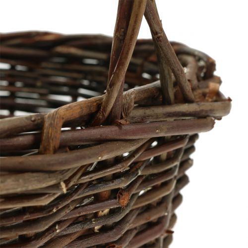 Henkelkorb Weide Oval 28cm x 20cm | Floristik24.ch