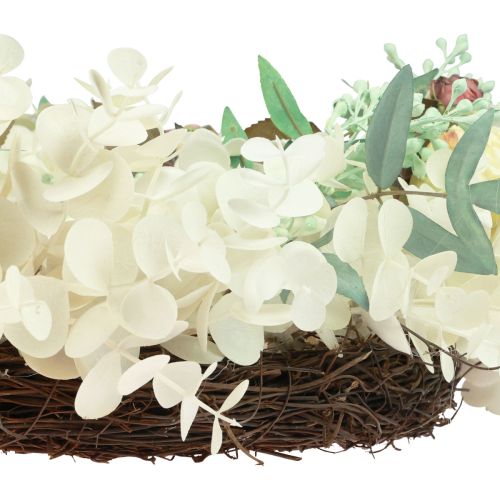 Artikel Türkranz Eukalyptus Eukalyptuskranz künstlich Gebleicht Ø50cm