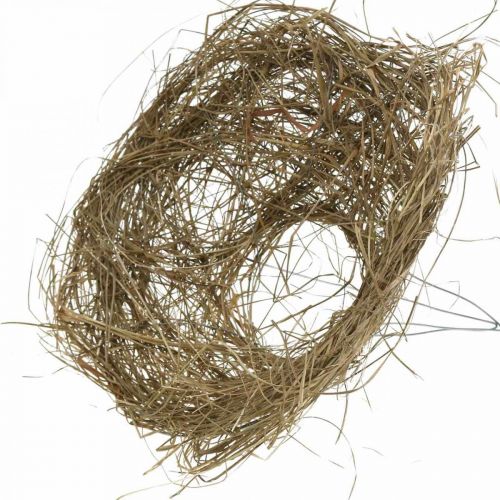 Floristik24 Manschette Blumenstrauß Natur Heumanschette Ø20cm 6St